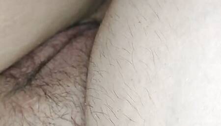 My girlfriend hairy pussy