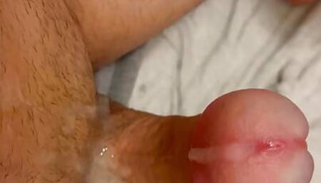 Handsfree cumshot after colege