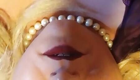 Sissy girl Carrie makes a mess for her boyfriend