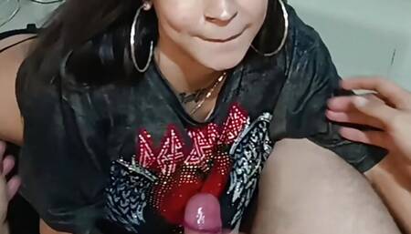 MY COLOMBIAN BEST FRIEND LATIAN EMA CONVINCES ME TO FUCK HER IN HIDING