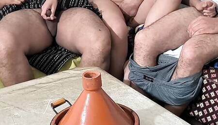 Moroccan farmer with friend and wife forms new Arab trio