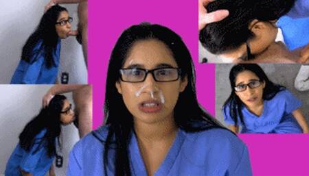 Cruel nurse eRica takes a facial!!