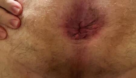 Spreading My Asshole In Step Daughter's Bedroom