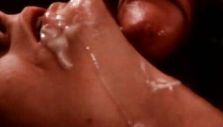 Big Cock and Huge Facial For 1970s Porno Chick