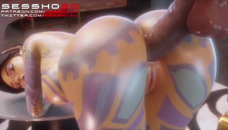 By Sessho3D (rich hot and squishy flaccid asses full of milk with big glory hole)