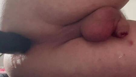 Fuck machine wrecking my eager ass hole
