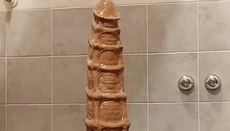 Playing with my xxl dildo