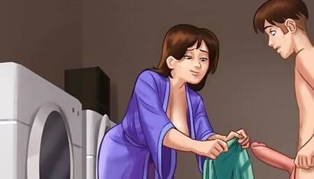 Summertime Saga Part 15 WHEN MAMA BENDS DOWN IN FRONT OF YOUR BAR