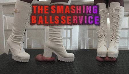 The Smashing Balls Service in White Tank Boots - (Close Version) - TamyStarly - Trample, Crushing, Trampling, Bootjob, Ballbusting, CBT
