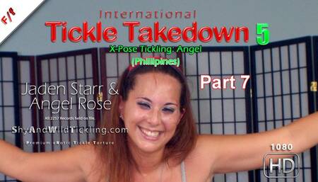 International Tickle Takedown 5 - Part 7 - X-Pose Tickling - Angel (Philippines)