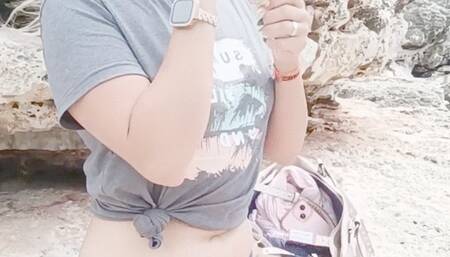 Smoking at the shore