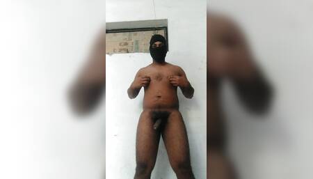 Mask man have big black daddy which are very hard