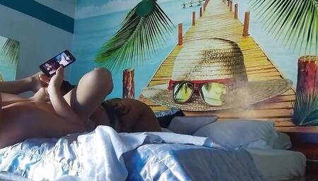 On Vacation with My Stepmother Enjoying Alone in Hotel on Vacation with My Stepmother Enjoying Alone