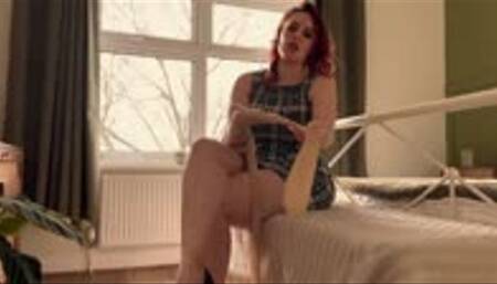 Lets Try On - Frola Oil Shiny Nude Nylons