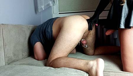 I fuck his virgin ass Part: I