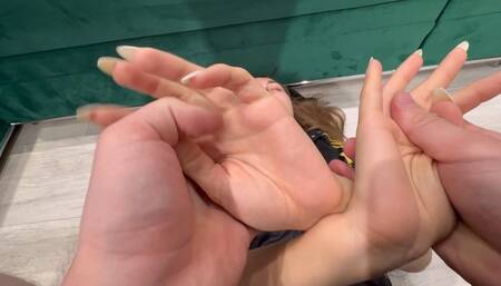 Hand playing fetish (custom video)
