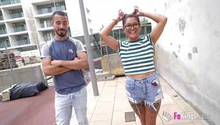 Twerking-loving Asian latina Beth Choy shares her dancing skills and rides a THICK COCK!