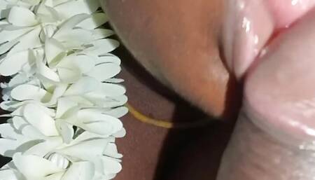 Wife prepares teen friends penis for sex with erotic conversation nice blowjob
