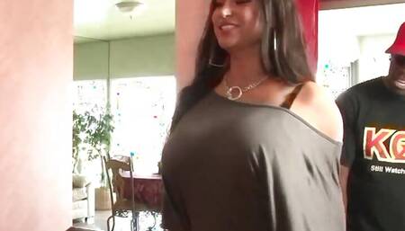 Thick Wife Nikita Denise Lets Her Hubby Watch as She Enjoys BBC