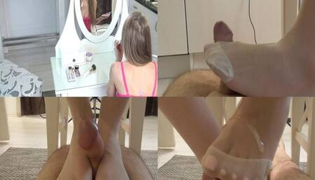 Nylon Footjob 62