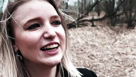 Social Experiment Ended For Presenter With Cum In Her Pussy