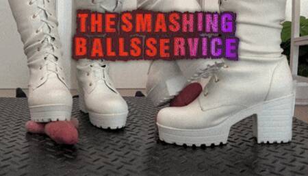 The Smashing Balls Service in White Tank Boots - (Slave POV Version) - TamyStarly - Trample, Crushing, Trampling, Bootjob, Ballbusting, CBT