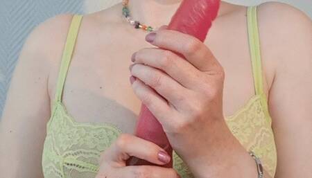 Me playing with pink dildo, hmmmmmmmmmm enjoy!