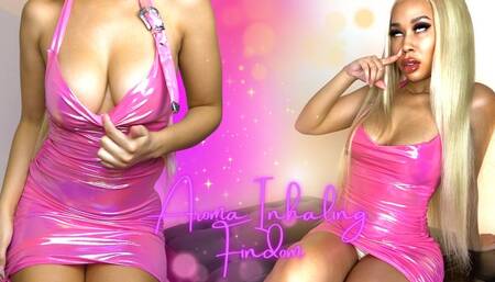 Shiny Aroma Inhaling Findom