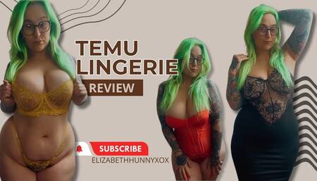 Temu Lingerie Sets Try On Part One | ElizabethsLingerie