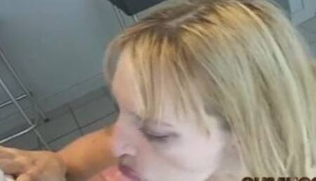 CumHogs - Sloppy Heather Cum Face