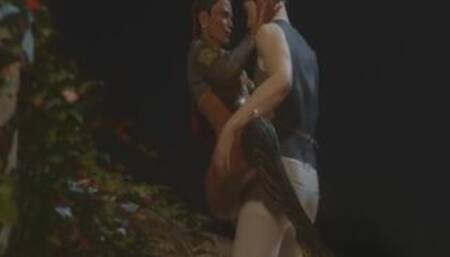 Loba Stand fucking and then creampied - blender animations (Sound-60fps)