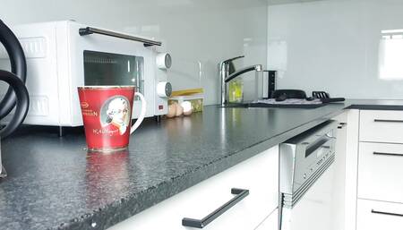 Perving at me while making coffee (requested)