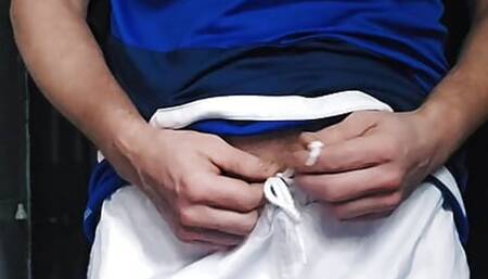 Football shorts bulge