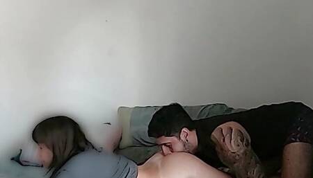He put his face in my ass before giving me anal