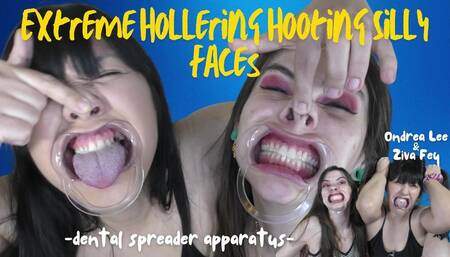 Ziva Fey - Extreme Hollering Hooting Silly Faces with Ondrea Lee
