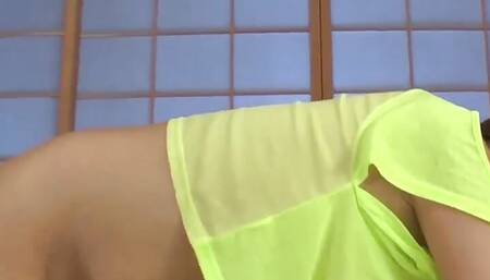 Slim  Hitomi Kitagawa takes a massive dong, produces sexy xxx.