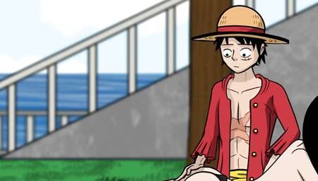 One Slice of Lust (One Piece) Part 3 Nico Robin Naked Body taking Sun By LoveSkySan