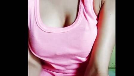 Desi girl boobs press
