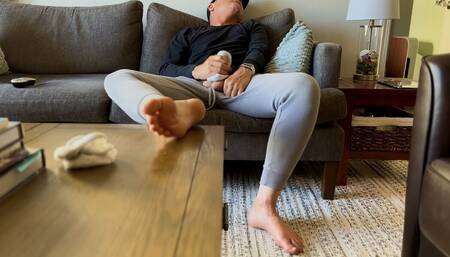 Jerking off in a Sock