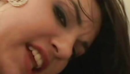 Young anal starlet Sasha plays with toys and cock