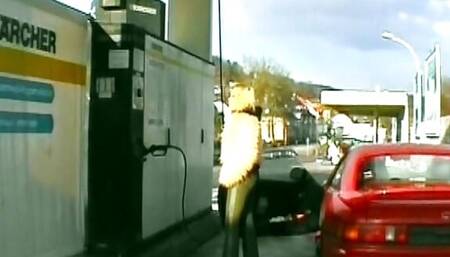 Hot German blonde dildoing her holes before sucking a cock in POV