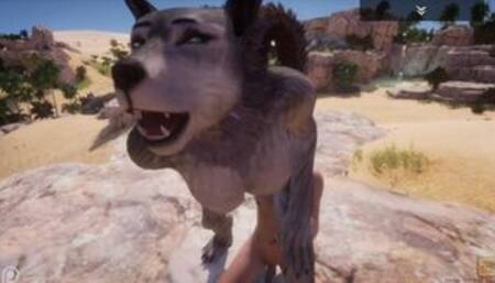 Wild Life / Furry Wolf girl Rasha Porn HD