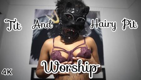 Worship My Perky Ebony Tits and My Hairy Pits 4K
