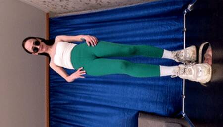 Sporty girl in dirty Balenciaga`s crushes my floor-face (part 1 of ), flo642x 1180p