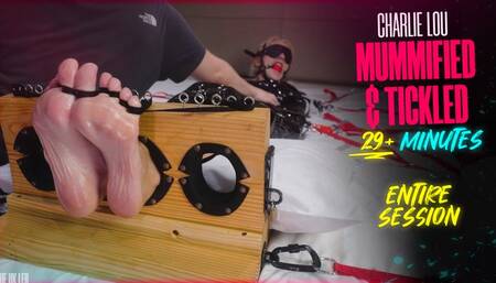 Mummified, Strapped Down and Tickled in the Stocks - Charlie Lou (Full HD 1080p, 50fps)