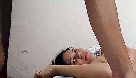 Hard blowjob from my wife