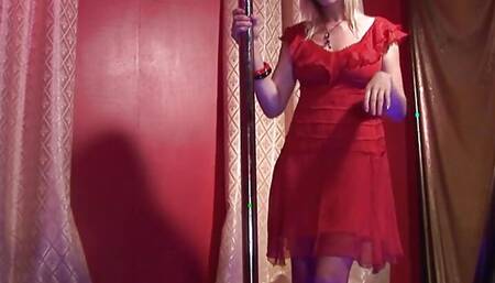 Sherry Railey an uninhibited woman with light hair gets
