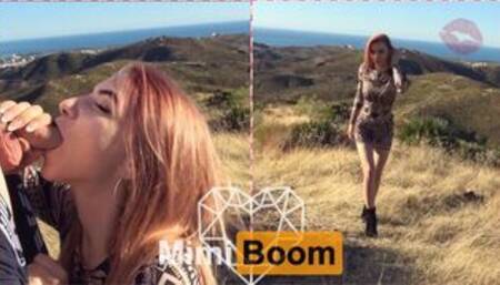 A Beautiful Day To Get a Blowjob on Top of The Mountain in South Spain - Mimi Boom