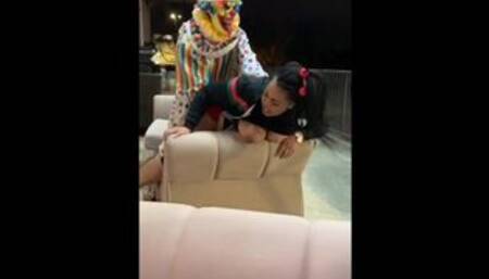 Who knew a clown could get this much ass!