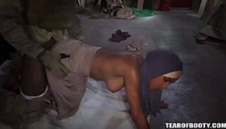 Afgan teen fucked by huge black cock